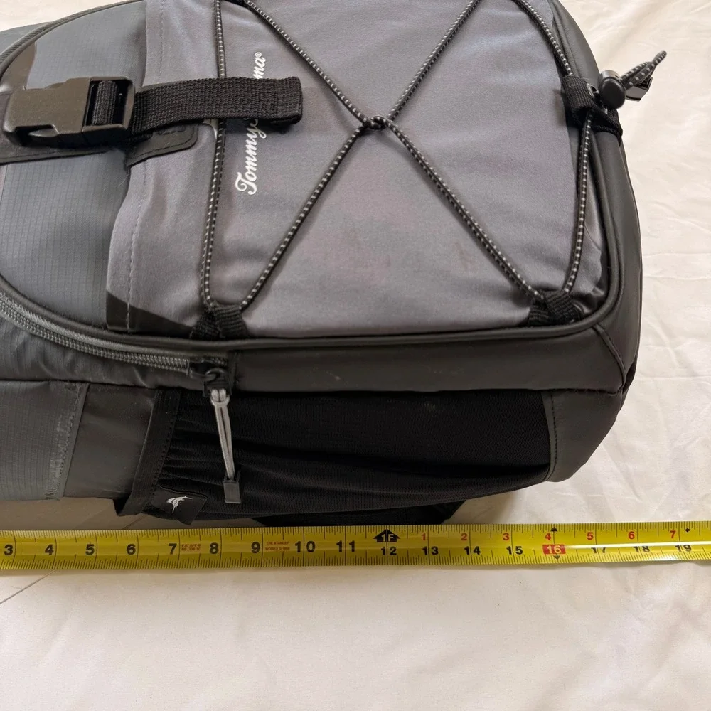 Tommy Bahama Backpack Cooler Gray 24 Can Deep Freeze‎ Insulation 16762440201 NEW
